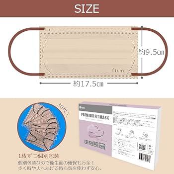 ME 新品 ハンドメイド オメガタイプ 1:1着用可能マスク Amazon.co.jp: [B F Firm] オメガプリーツバイカラー不織布